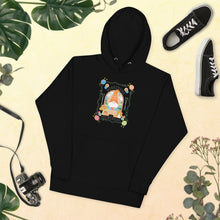 Load image into Gallery viewer, Wonkiness is Gnominess Gnome with Orange Hat Unisex Hoodie