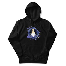 Load image into Gallery viewer, Wonkiness is Gnominess Blue Medallion Unisex Hoodie