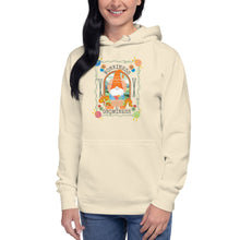 Load image into Gallery viewer, Wonkiness is Gnominess Gnome with Orange Hat Unisex Hoodie