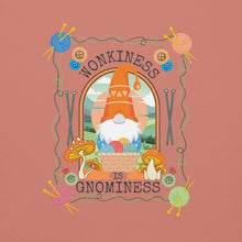 Load image into Gallery viewer, Wonkiness is Gnominess Gnome with Orange Hat Unisex Hoodie