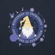 Load image into Gallery viewer, Wonkiness is Gnominess Blue Medallion Unisex Hoodie