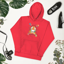 Load image into Gallery viewer, Wonkiness is Gnominess Gnome with Orange Hat Unisex Hoodie