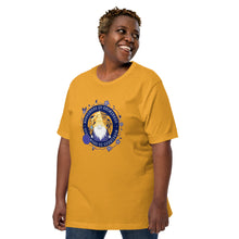 Load image into Gallery viewer, Wonkiness is Gnominess Blue Medallion T-shirt