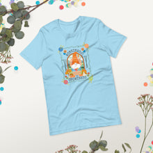 Load image into Gallery viewer, Wonkiness is Gnominess Gnome with Orange Hat T-shirt