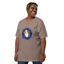 Load image into Gallery viewer, Wonkiness is Gnominess Blue Medallion T-shirt