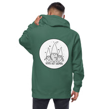 Load image into Gallery viewer, Never Not Gnoming: Unisex fleece zip up hoodie