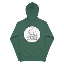 Load image into Gallery viewer, Never Not Gnoming: Unisex fleece zip up hoodie