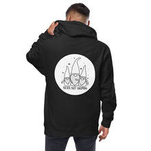 Load image into Gallery viewer, Never Not Gnoming: Unisex fleece zip up hoodie