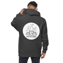 Load image into Gallery viewer, Never Not Gnoming: Unisex fleece zip up hoodie