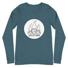 Load image into Gallery viewer, Never Not Gnoming: Unisex Long Sleeve Tee