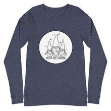 Load image into Gallery viewer, Never Not Gnoming: Unisex Long Sleeve Tee