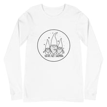 Load image into Gallery viewer, Never Not Gnoming: Unisex Long Sleeve Tee