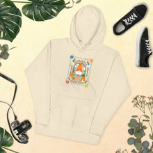 Load image into Gallery viewer, Wonkiness is Gnominess Gnome with Orange Hat Unisex Hoodie
