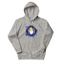 Load image into Gallery viewer, Wonkiness is Gnominess Blue Medallion Unisex Hoodie
