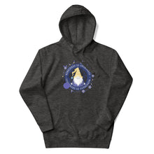 Load image into Gallery viewer, Wonkiness is Gnominess Blue Medallion Unisex Hoodie
