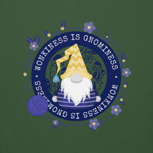Load image into Gallery viewer, Wonkiness is Gnominess Blue Medallion Unisex Hoodie
