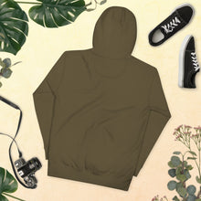 Load image into Gallery viewer, Wonkiness is Gnominess Blue Medallion Unisex Hoodie
