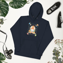 Load image into Gallery viewer, Wonkiness is Gnominess Gnome with Orange Hat Unisex Hoodie
