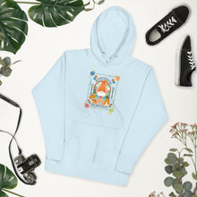 Load image into Gallery viewer, Wonkiness is Gnominess Gnome with Orange Hat Unisex Hoodie
