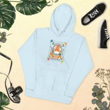 Load image into Gallery viewer, Wonkiness is Gnominess Gnome with Orange Hat Unisex Hoodie
