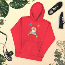 Load image into Gallery viewer, Wonkiness is Gnominess Gnome with Orange Hat Unisex Hoodie
