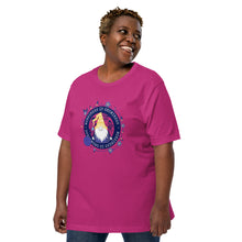 Load image into Gallery viewer, Wonkiness is Gnominess Blue Medallion T-shirt
