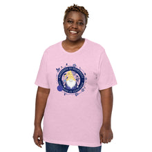 Load image into Gallery viewer, Wonkiness is Gnominess Blue Medallion T-shirt
