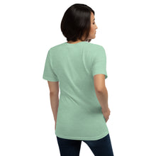 Load image into Gallery viewer, Wonkiness is Gnominess Blue Gnome with Green Hat T-shirt
