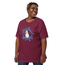 Load image into Gallery viewer, Wonkiness is Gnominess Blue Medallion T-shirt
