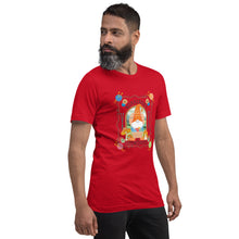 Load image into Gallery viewer, Wonkiness is Gnominess Gnome with Orange Hat T-shirt
