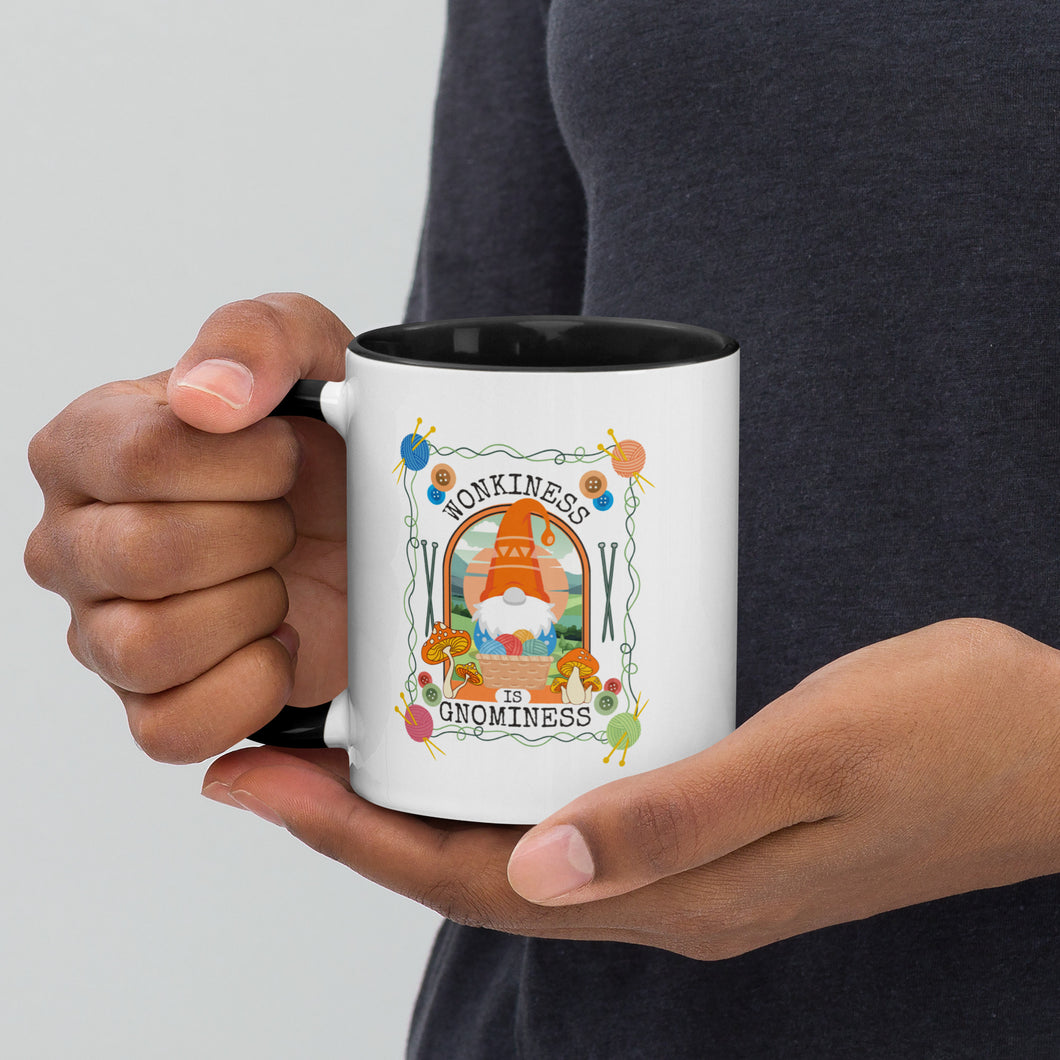 Wonkiness is Gnominess Gnome with Orange Hat Mug