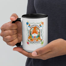 Load image into Gallery viewer, Wonkiness is Gnominess Gnome with Orange Hat Mug
