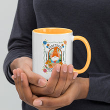 Load image into Gallery viewer, Wonkiness is Gnominess Gnome with Orange Hat Mug
