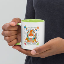 Load image into Gallery viewer, Wonkiness is Gnominess Gnome with Orange Hat Mug
