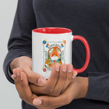 Load image into Gallery viewer, Wonkiness is Gnominess Gnome with Orange Hat Mug
