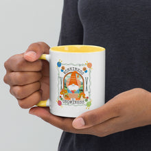 Load image into Gallery viewer, Wonkiness is Gnominess Gnome with Orange Hat Mug
