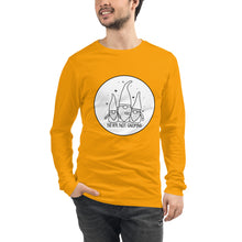 Load image into Gallery viewer, Never Not Gnoming: Unisex Long Sleeve Tee
