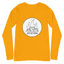 Load image into Gallery viewer, Never Not Gnoming: Unisex Long Sleeve Tee
