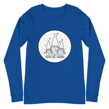 Load image into Gallery viewer, Never Not Gnoming: Unisex Long Sleeve Tee
